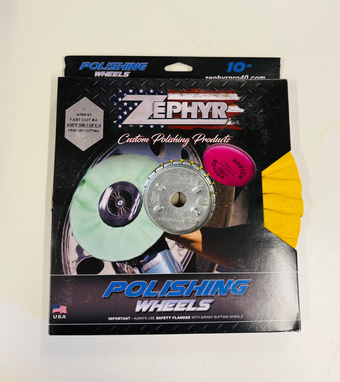 ZEPHYR - AWY58-10FC4 : Yellow Fast Cut Airway 10 inch