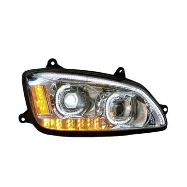 NTP - 77916CHD: Fits Kenworth T660 2008-2017 LED Headlight, Chrome, Driver Side