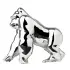 Grand General - 48188 : Chrome Gorilla King Hood Ornament