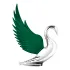Grand General - 48098 : GREEN WingRider Chrome Swan Hood Ornament
