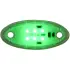 GG-77585 : GREEN/CLEAR 6 SMD LED GLOW BASE FOR GG SWAN HOOD ORNAMENT