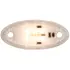 Grand General - 77586 : WHITE/CLEAR 6 LED Glow Base for Grand General Swan Hood Ornament