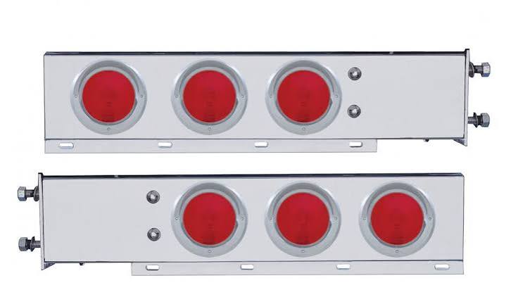 RTB-TLED-417 Collection - Spring Loaded 304 Stainless Rear Tail Bars