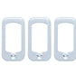 UNITED PACIFIC - 41140 : Rocker Switch Trim - Indented (Card of 3)