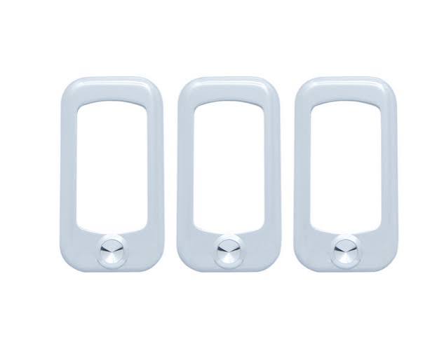 UNITED PACIFIC - 41140 : Rocker Switch Trim - Indented (Card of 3)