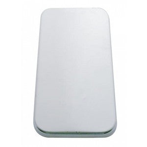 UNITED PACIFIC - 20568 - Stainless Steel KENWORTH VENT DOOR COVER-PLAIN (2 Pair)