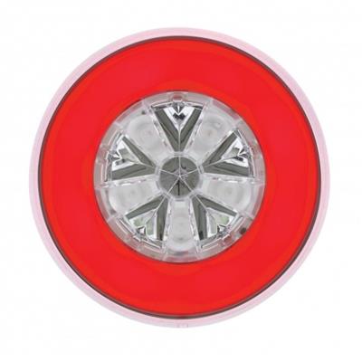 UNITED PACIFIC - 36922 : 18 LED 4" GloLight (Stop, Turn & Tail) - Red LED/Red Lens (Card)