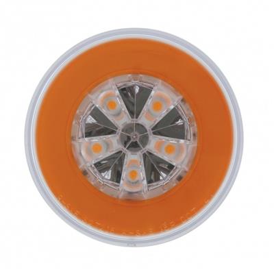 UNITED PACIFIC - 36923 : "18 LED 4" GloLight Bar (Turn Signal) - Amber LED/Amber Lens (Card)