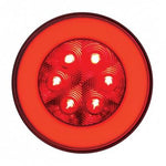 UP-37132 : 21 LED 4" GloLight (Stop, Turn & Tail) - Red LED/Red Lens