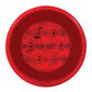 UNITED PACIFIC - 37132 : 21 LED 4" GloLight (Stop, Turn & Tail) - Red LED/Red Lens