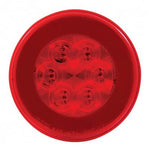 UP-37132 : 21 LED 4" GloLight (Stop, Turn & Tail) - Red LED/Red Lens