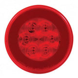 UP-37132 : 21 LED 4" GloLight (Stop, Turn & Tail) - Red LED/Red Lens