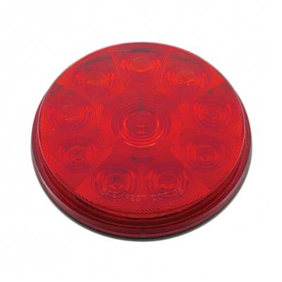 UNITED PACIFIC - 38770 : 10 LED 4" Stop, Turn & Tail Light - Red LED/Red Lens