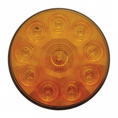 UNITED PACIFIC - 38771 : 10 LED 4" Turn Signal Light - Amber LED/Amber Lens