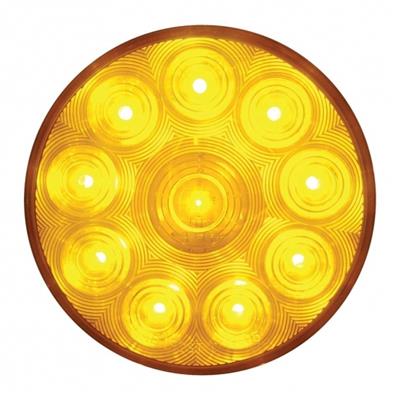 UP-38771 : 10 LED 4" Turn Signal Light - Amber LED/Amber Lens