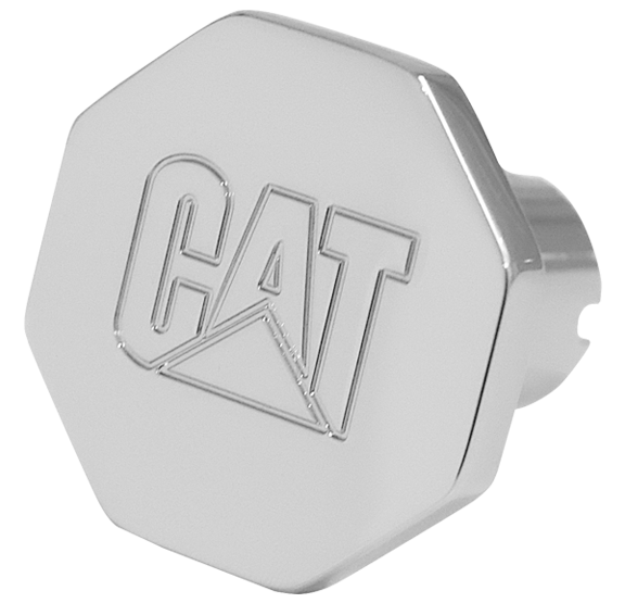 CUSTOM KNOBS-CAT-O : Caterpillar Logo Octagon Knob