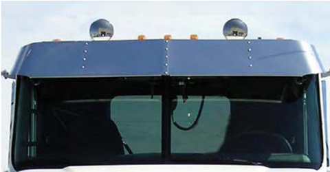 TX-TSUN-F24 : 14" Freightliner Columbia Day Cab Sunvisor (2001+)