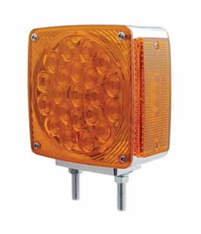 UP-38710 : 21A/A LED SQ 2FACE/2STUD LT-2A MB LENS