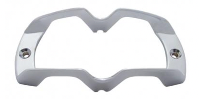 UNITED PACIFIC - 30103B: CHROME PLASTIC TIGER EYE LENS GUARD