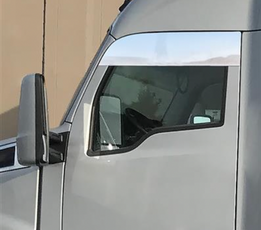UP-29057 : Stainless 8" Chopped Window Trim For Kenworth