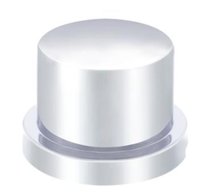 UNITED PACIFIC - 10755 : (10/PK)CHROME PLASTIC 3/4" X 5/8" FLAT TOP NUT COVER