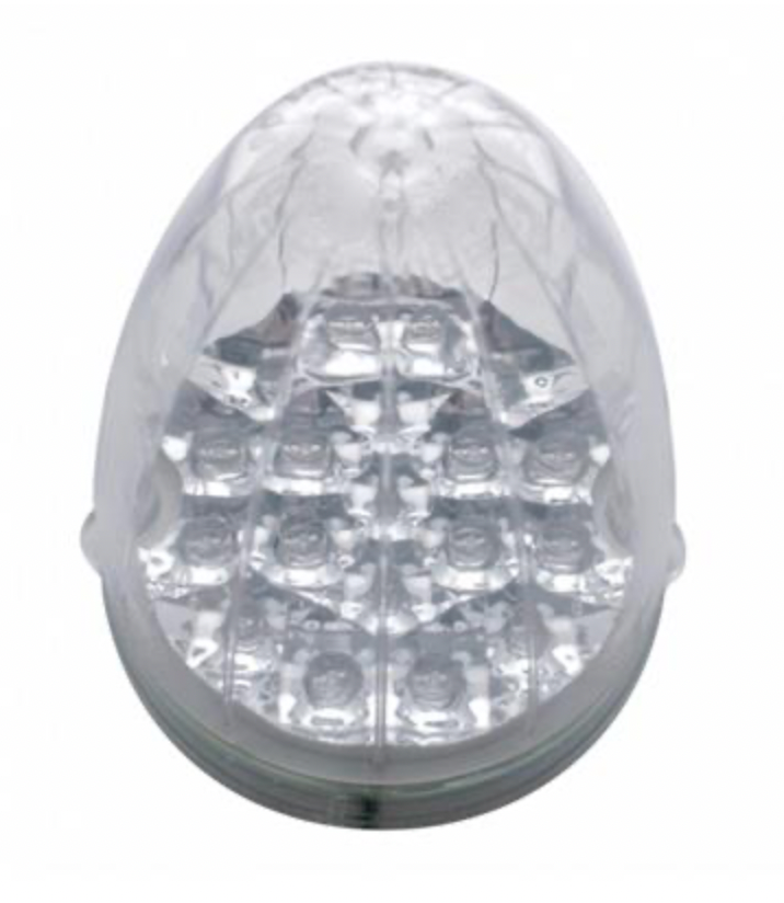 UNITED PACIFIC - 39458 : 19 LED Reflector Grakon 1000 Cab Light - Amber LED/Clear Lens