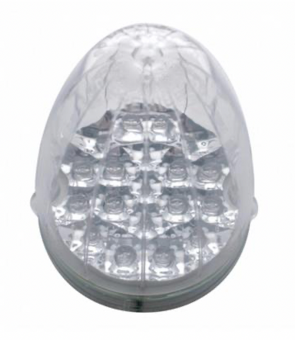 UP-39458 : 19 LED Reflector Grakon 1000 Cab Light - Amber LED/Clear Lens