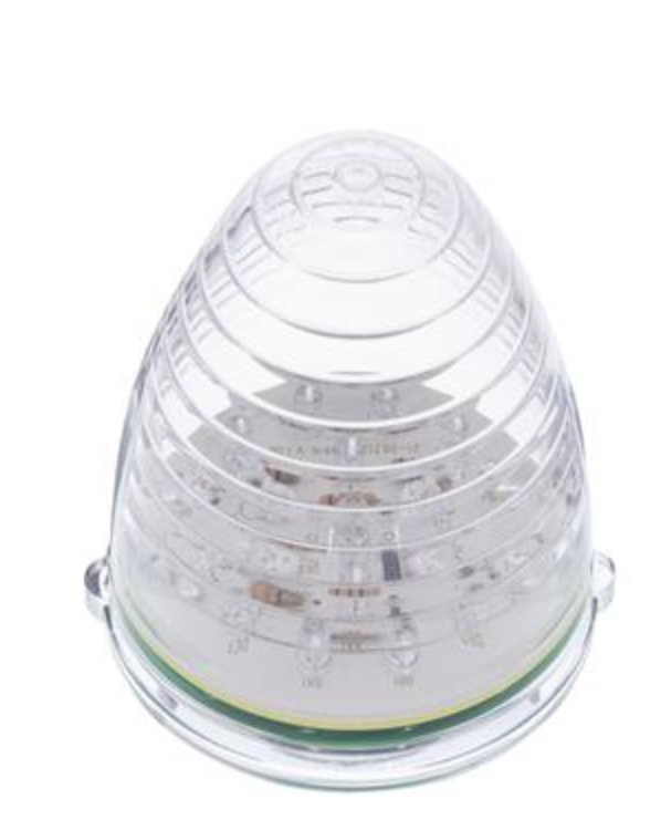 UNITED PACIFIC - 38461 : 19 LED Beehive Grakon 1000 Cab Light - Amber LED/Clear Lens