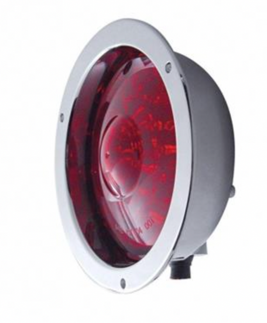 UP-38062 : 40 LED Deep Dish 4" Stop, Turn & Tail Light - Red LED/Red Lens