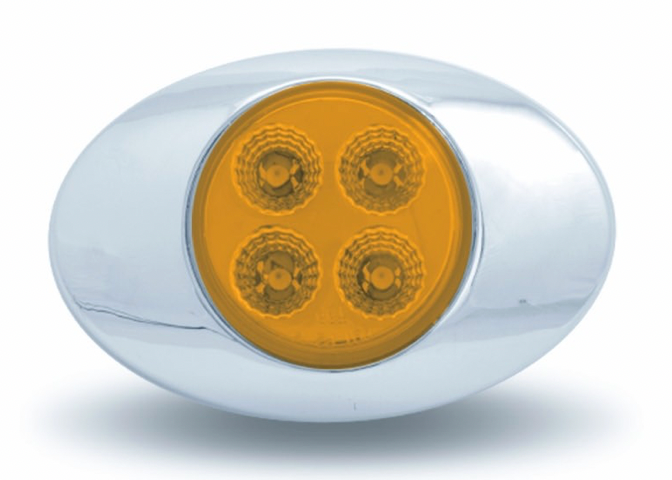 TX-TLED-G2XA : Marker M3 Style Amber Lens / Amber LED (4 Diodes)