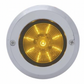 UNITED PACIFIC - 34070 : 2" Chrome Plastic Mirror Light Bezel Without Visor