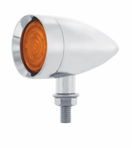 UP-36996 : 9 LED Mini Bullet Light - Amber LED/Amber Lens