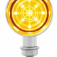 UNITED PACIFIC - 36996 : 9 LED Mini Bullet Light - Amber LED/Amber Lens