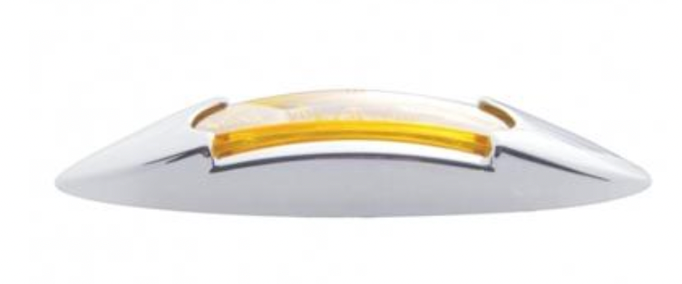 UP-38958 : 12 LED "Maverick" Clearance/Marker Light w/ Reflector - Amber LED/Amber Lens