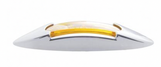 UP-38958 : 12 LED "Maverick" Clearance/Marker Light w/ Reflector - Amber LED/Amber Lens