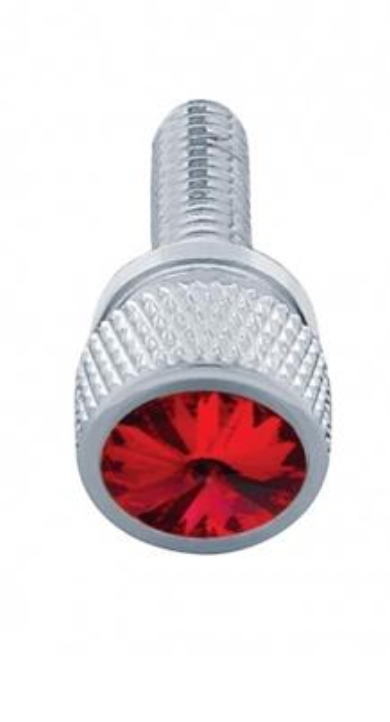UNITED PACIFIC - 23812 : Short Dash Screw For Kenworth - Red Crystal 12 pack