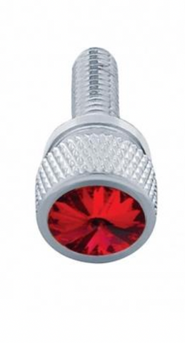 UP-23812 : Short Dash Screw For Kenworth - Red Crystal 12 pack