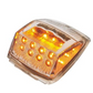 UNITED PACIFIC - 39528 : 17 LED Reflector Square Cab Light - Amber LED/Clear Lens