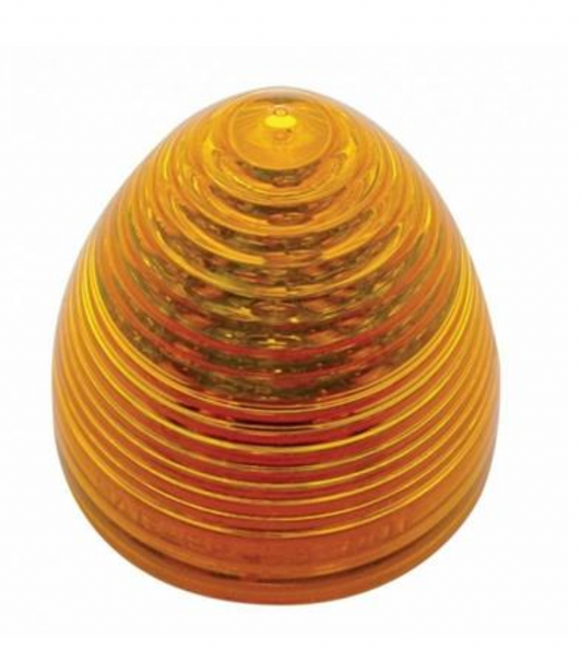 UP-38168 : 9 LED 2" Beehive Clearance/Marker Light - Amber LED/Amber Lens