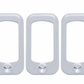 UNITED PACIFIC - 41140 : Rocker Switch Trim - Indented (Card of 3)