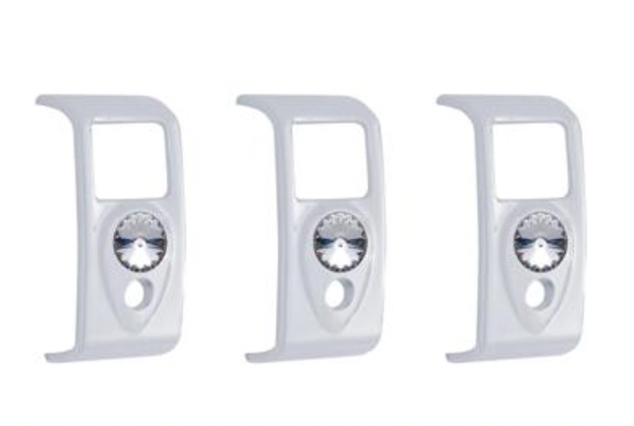 UNITED PACIFIC - 41416 : Rocker Switch Cover w/ Clear Diamond For 2006+ Kenworth (Card Of 3)