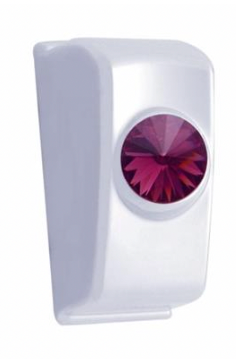 UNITED PACIFIC - 41356 : Chrome Rocker Switch Plug w/ Purple Diamond For 2006+ Kenworth (Card Of 2)