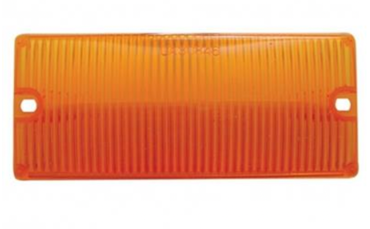 UNITED PACIFIC - 30846 : 2 3/16" X 5 3/16" Door Light Lens - Amber