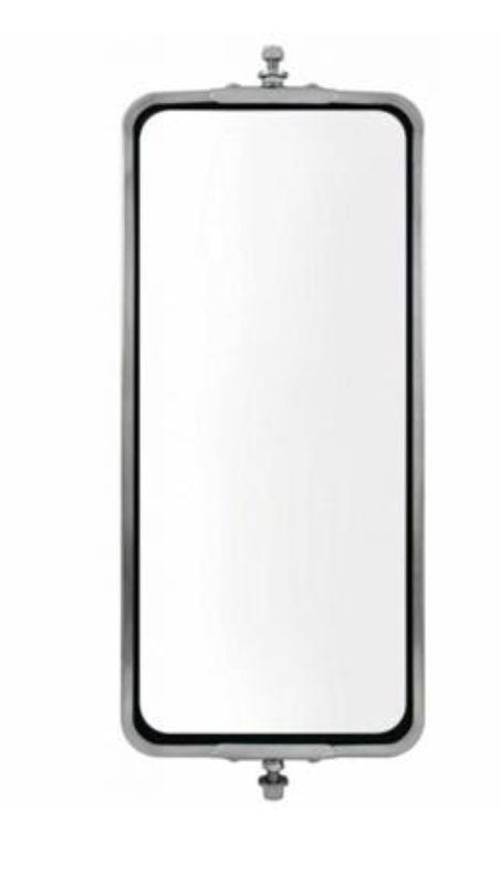 UP-60028 : 7" X 16" Stainless West Coast Mirror - Heated
