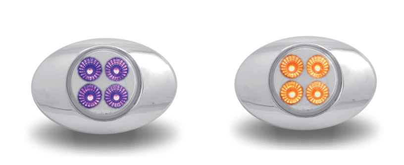 TRUX-TLED-G2XAP : Marker M3 Style Dual Revolution Amber/Purple LED (4 Diodes)