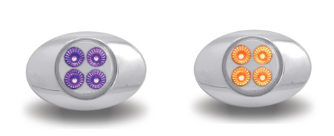 TX-TLED-G2XAP : Marker M3 Style Dual Revolution Amber/Purple LED (4 Diodes)