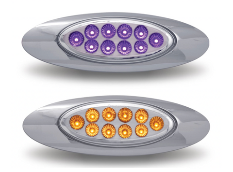 TX-TLED-G4XAP : Marker M1 Style Dual Revolution Amber/Purple LED (10 Diodes)