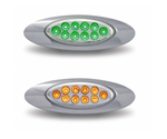 TX-TLED-G4XAG : Marker M1 Style Dual Revolution Amber/Green LED (10 Diodes)