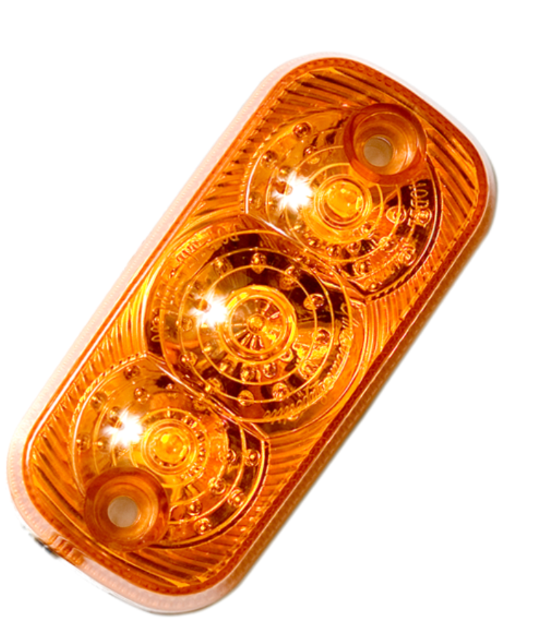 ASL - 42100A - 4200 - Amber Lens / Amber LED Marker Clearance Lamp 12V