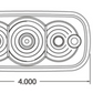 ASL - 42100A - 4200 - Amber Lens / Amber LED Marker Clearance Lamp 12V